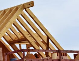 tejado de casa de madera